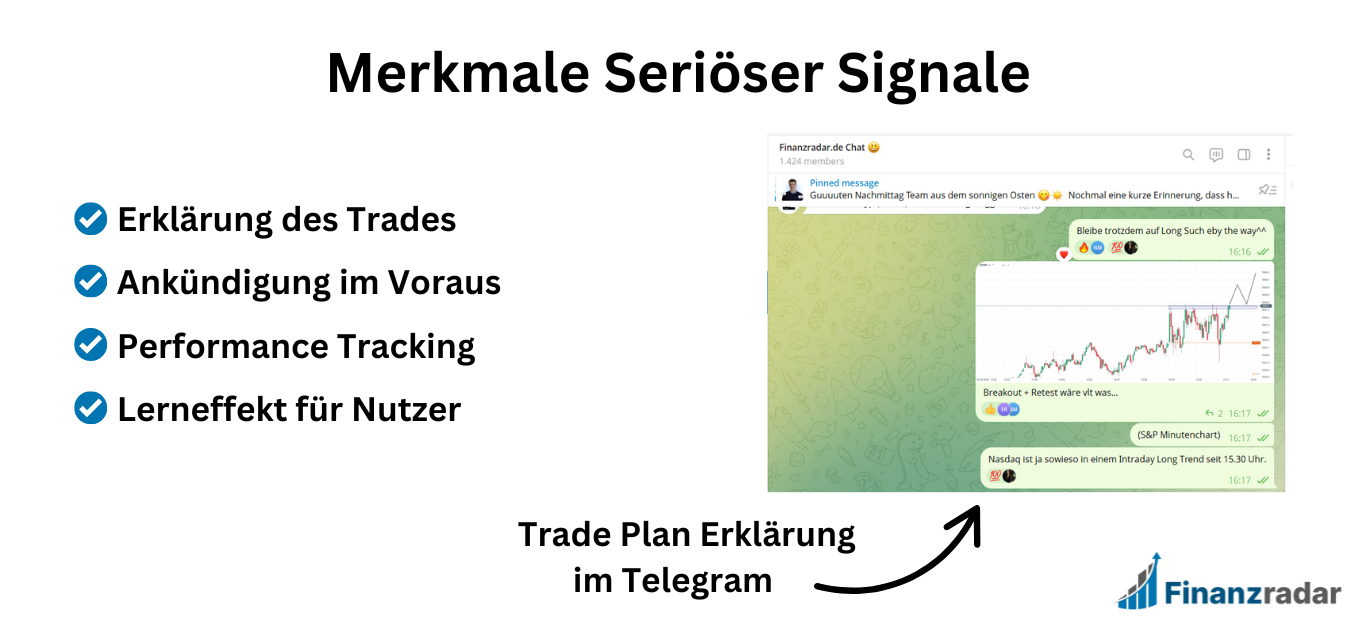 Seriöse Trading Signale